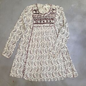 [NWOT] ZARA kids Embroidery Paisley Tunic Top Girl Size 13/14